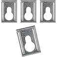 Wall Mount 103693 Suitable as Replacement Part for IKEA PAX Kallax Metod Mounting Plate Wall Mounting (Pack of 4)