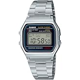 Casio A158WA Serisi | Unisex Dijital Saat | Vintage | WR | 100 SEC Stop Watch | G&uuml;nl&uuml;k Alarm | D&uuml;zenli Zaman Tutma: Saat, Dak
