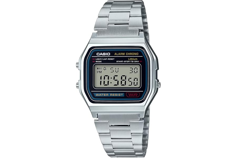 Reloj Casio A158WA-1CR, Reloj para Hombre A158WEA-1EF