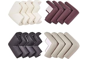 INCREWAY 16pcs Mixed Color Safety Corner Cushion，Super Soft Baby Proofing Corner Protector with Adhesive