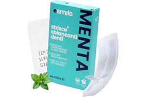 ESMILE Strisce Sbiancanti Denti, Trattamento Professionale a Casa, Sbiancante Denti Rapido e Sicuro, 14 Strisce Ideali per la tua Igiene Orale