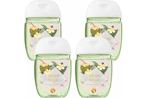 AQUARIUS HandiGel Pocket Size Hand Sanitizers Antibacterial Gel, 29ml (4x Golden dream)