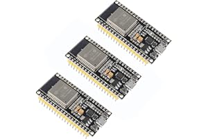 DORHEA ESP32 38-Pin Development Board ESP-32S Microcontroller Processor Integrated 2-in-1 Microcontroller ESP-WROOM-32 Chip WiFi NodeMCU-32S ESP-WROOM-32 Compatible with Arduino IDE
