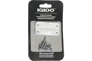Igloo Replacement Part's White Hinges for Ice Chests (1-Pair)