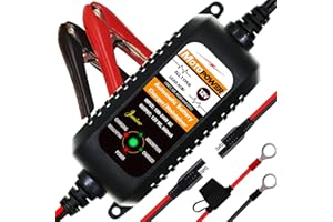 MOTOPOWER MP00205A 12V 800mA Entièrement Chargeur de Batterie Automatique/Mainteneur pour Voitures, Motos, ATV, RVS, Powersports, Bateau et Plus Encore