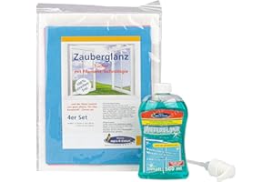 AQUA CLEAN - DIREKT VOM HERSTELLER AQUA CLEAN Zauberglanz 5er Set Fenster, Spiegel und Glasreiniger Hochkonzentrat