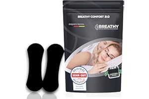 BREATHY 120 Nasenpflaster gegen schnarchen (anti schnarch Nasenpflaster besser Atmen) nose Strips gegen Schnarchen Nasenstrips verbessern Sie Ihre Atmung,vertbesserte Regeneration