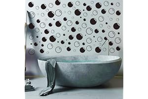 QUANYUCHANG 100 pegatinas de vinilo de burbujas extraíbles, linda burbuja decoración de baño, citas artísticas para baño, baño, baño, baño, sala de estar, baño, oficina, ventana, puerta, decoración