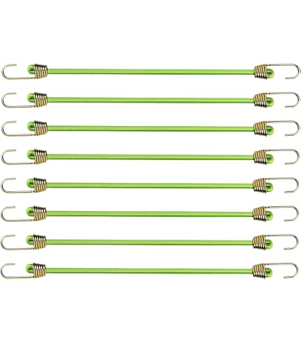 10 Doppelhaken Flach Für Expanderbänder – Bis 22 Mm Bandbreite, Belastbar Bis ~50 Kg