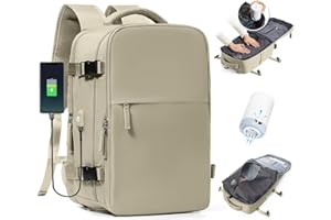 BJLFS Próżniowy Plecak Bagaż Podręczny Samolot Ryanair 40x20x25 Plecak z pompą Bagaż Podręczny Damski Próżniowy Plecak Podróżny z uszczelnionym systemem kompresji do podróży