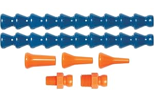 Loc-Line 40413 Kit de montaje de manguera de refrigerante, Copolímero de acetal, 7 piezas, ID de manguera de refrigerante de 0,63 cm