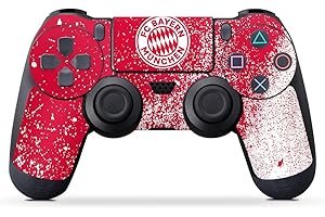 DEINDESIGN skin compatibile con Sony Playstation 4 Controller pellicola adesivi FC Bayern München Prodotto ufficiale su licenza FCB