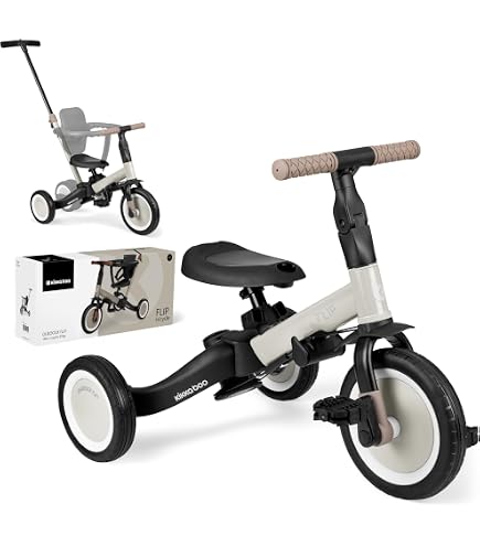 Vélo pour tout-petits avec poignée de poussée pour Enfants de 18 mois à