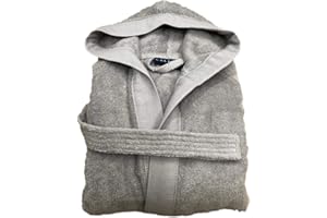 Caleffi Accappatoio con Cappuccio Soft in Cotone