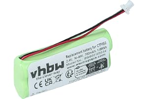 vhbw 1 x batteri kompatibel med Bang & Olufsen BeoCom 4 trådlös fast telefon (700 mAh, 2,4 V, NiMH)