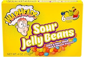 ‎WARHEADS Warheads Sortierte Geschmacksrichtungen Sour Jelly Beans 113g