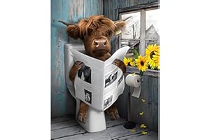 DPHERO Vache Bricolage Diamond Painting, 5D DIY Vache Qui Lit Diamant Painting Kit Complet, Peinture Diamant Artisanat Strass Painting pour Adultes Enfants, Décoration Intérieur 40x50cm