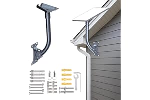 HOCOMAY Starlink Gen 3 - Soporte de pared para Starlink Gen 3, ajustable 360°, soporte de pared y techo Starlink con adaptador de tubo Starlink Gen 3