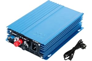 DeWin Grid Tie Inverter, 500W MPPT Grid Tie Micro Onduleur Solaires Onduleur for Panneaux Solaires PV 12V Décharge de Batterie Réglable AC 220V