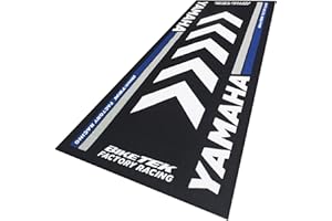 Biketek Garage Mat Suitable for Yamaha YZF-R MT XSR Tracer Paddock Floor Mat Carpet - Series 4 190 x 80cm