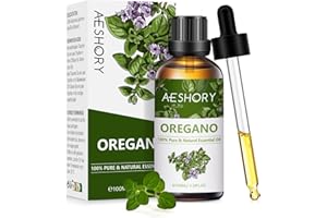 AESHORY Oregano Essential Oil 100ml, Premium Grade Oregano Oils for Diffusers, Aromatherapy, Skin Care, Home Cleaning, Air Freshening, Soap Making