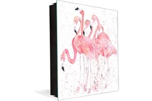 Concept Crystal Cajetín Llaves para Empresas y particulares K08 Flamencos con Agua