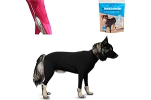 Shed Defender Sporthund Onesie - Auf Haifischbecken gesehen, Enthält das Abwerfen von Hundehaaren für Zuhause, Auto, Reisen, Angst beruhigendes Hemd, (Schwarz, XS)
