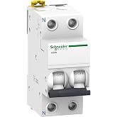 Schneider Electric A9K17610 Magnetic Thermal Automatic Switch, Ik60N, 1P+N, 10 A, C Curve