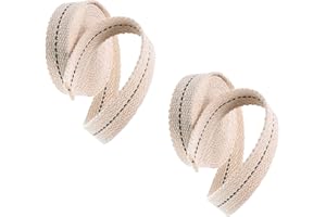 HELL BLUES 16 Feet/ 2 Rolls Cotton Flat Oil Lamp Wick Replacement for Paraffin Oil and Kerosene Based Lanterns, Burners or Lamps with Genuine Black Stitch (3/4" wide)