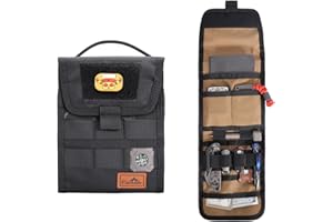 ‎VIPERADE VIPERADE VE12 Taktische Falttasche, Molle Werkzeugtasche, dreifach gefaltete Werkzeugtasche, nützlicher EDC-Taschen-Organizer für den Außenbereich und den täglichen Gebrauch