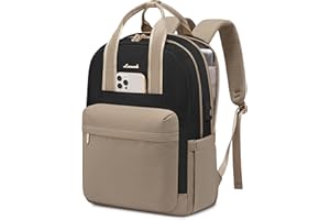 LOVEVOOK Rucksack Damen, 15,6 Zoll Laptop Schulrucksack Mädchen mit Laptopfach, Wasserdicht Tagesrucksäcke Reiserucksack Arbeitstasche Lehrertasche, Backpack Women Elegant für Uni Büro Freizeit