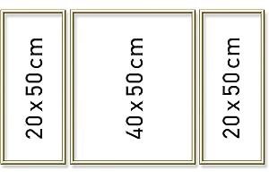 Schipper Malen nach Zahlen - Alurahmen Triptychon 50 x 80 cm