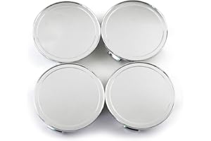 ‎RHINOTUNING RhinoTuning Wheel Hub Caps for Hub Cover OD 75 mm ID 69.52 mm Silver Wheel Hub Cover Suitable for Beetle 1998-2010 / BEETLE Cabrio,610C 6010K74 2204000125 Wheel Centre Caps Pack of 4