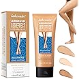 Leg Makeup Waterproof No Transfer, Leg Make Up to Cover Veins, Leg and Body Scar Tattoo Cover Up, Light, Easy Application, Concealer Full Coverage(#2 Wheat Color, 4 FL OZ)