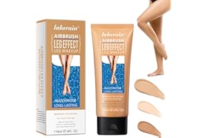 DRTRU Leg Makeup Waterproof No Transfer, Leg Make Up to Cover Veins, Leg and Body Scar Tattoo Cover Up, Light, Easy Application, Concealer Full Coverage(#2 Wheat Color, 4 FL OZ)