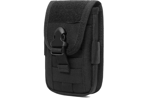 Azarxis Pochette Tactique Sacoche Ceinture Poche Molle Téléphone Portable Gadget EDC pour Randonnée Sport Plein-Air