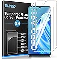 ELYCO Vetro Temperato Pellicola Protettiva per Oppo A91, [2 Pezzi] 9H Durezza Anti-Graffo/Anti-Olio/Anti-Impronta Senza Bolle