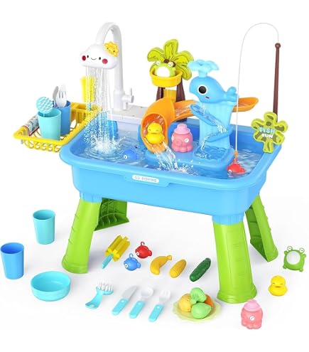 Table d'eau et de Sable - Table de Jeux d'eau pour Activités Extérieures