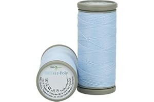 Mez R-Poly Filo Per Cucire Universale, Spessore: 120, Confezione: Bobina Da 100 M pastel blue Fili Per Cucire