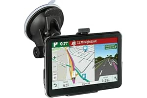 ‎RILOER Riloer Navigationsgeräte für Auto Tragbares Auto GPS Navigator,7 Zoll für LKW Kapazitiver Touchscreen HD Karte FM,3D Autokonsole,von Europa und Echtzeit-Verkehrsinformationen
