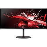 Acer Nitro XV340CK Pbmiipphzx 34" QHD (3440 x 1440) IPS Gaming Monitor with AMD Radeon FREESYNC, 144Hz, 1ms VRB, HDR10 Techno