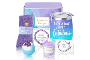 Birthday Pamper Gifts for Women, Hamper Birthday Gifts Wellbeing Get Well Soon Gifts for Friends Mum Girlfriend Sister Wife Coworkers Fabulous Gifts by Sheinly