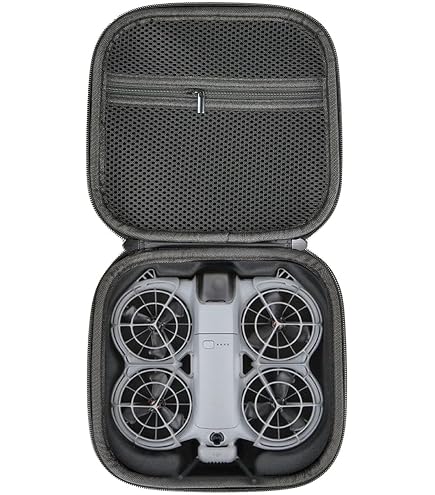 Custodia Rigida Da Trasporto Per DJI RS 3 | In Tessuto E EVA, Grigio Scuro, Con Scomparto Accessori - copertina