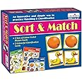 Creative's Sort And Match Card Game (Multi-Color), for Kid, Pack of 1