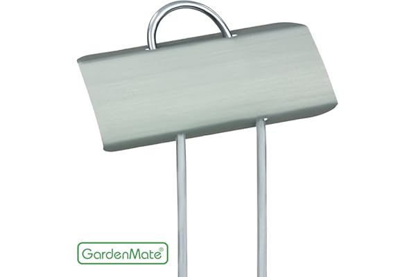 GardenMate 25x étiquettes marque plantes MINI en métal - Surface 6,5x2,2cm Hauteur 14cm