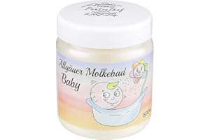 PUNTZELHOF ALLGÄUER DELIKATESSEN Allgäuer Baby Molkebad - Naturbad, rückfettend ohne jegliche Zusatzstoffe - Allgäuer Süßmolke - Natur Bad aus dem Allgäu - Badezusatz für die Badewanne