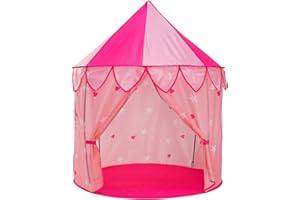 YOOBE 5pc Princesse Tente pour Les Filles Jouer Tente Princesse Château - Bonus Princesse Habillez Tutu Costume Ensemble!