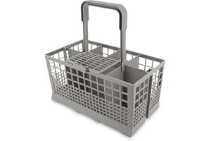 DEKAROX Kosz na sztućce pojemnik na sztućce 245 x 140 x 240 mm do Bosch Siemens Neff 093046 00093046 93046 uniwersalny do zmywarki