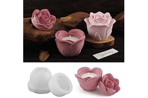 ‎EPODA EPODA Epoxidharz Formen, Silikonform Epoxidharz Dose Mit Deckel, Silikonformen GießFormen Dose, Silikonform Schale, Silikonformen Rosen