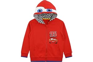 Disney Cars Bluza Z Kapturem | Bluza Chłopięca Cars | Bluza Kostiumowa Zygzak McQueen Dla Dzieci
